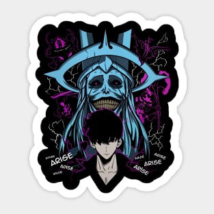 Shadow Monarch Awakening - Solo Leveling Sticker